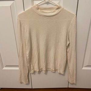 Madewell Mock-Neck Long Sleeve Top